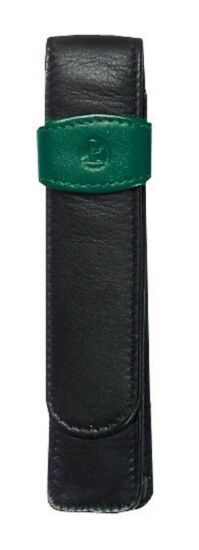 Poza cu ETUI DE PIELE TG12 1 INSTRUMENT,NEGRU/VERDE