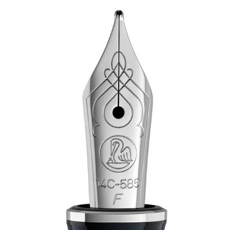 Afișează detalii pentru PENITA F DIN AUR DE 14K/585 PLACATA CU RODIU PENTRU STILOU M405 Poza cu PENITA F DIN AUR DE 14K/585 PLACATA CU RODIU PENTRU STILOU M405