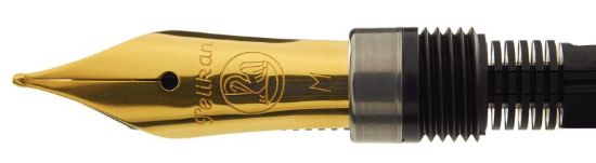 Poza cu PENITA M DIN OTEL INOXIDABIL PLACATA CU AUR DE 18K/750 PENTRU STILOU M200