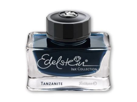 Poza cu CERNEALA EDELSTEIN 50ML ALBASTRU/NEGRU PELIKAN TANZANITE
