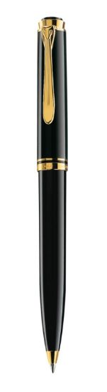 Poza cu PIX SOUVERAN K800 MINA TIP PARKER,ACCESORII PLACATE CU AUR,CORP NEGRU