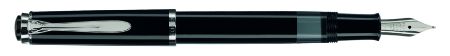 Poza cu STILOU CLASSIC M205 F CU PISTON,PENITA DIN OTEL INOXIDABIL ACCESORII DIN OTEL INOXIDABIL,CORP NEGRU