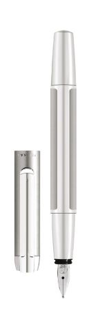 Poza cu STILOU PURA P40 EF CU PATRON,PENITA DIN OTEL INOXIDABIL ACCESORII DIN OTEL INOXIDABIL,CORP DIN ALUMINIU