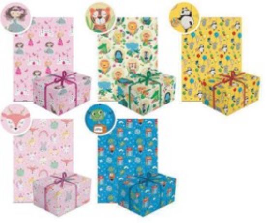 Poza cu HARTIE DECORATIVA, PENTRU IMPACHETAT, DIMENSIUNE 200 X 70 CM, DESIGN NEUTRAL 7, MOTIVE ASORTATE