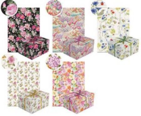 Poza cu HARTIE DECORATIVA, PENTRU IMPACHETAT, DIMENSIUNE 200 X 70 CM, DESIGN NEUTRAL 8, MOTIVE ASORTATE