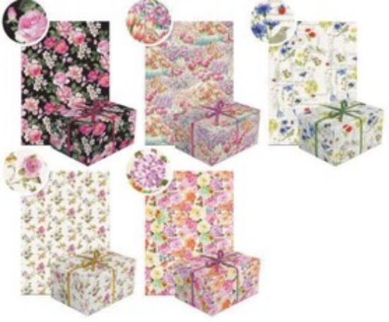 Poza cu HARTIE DECORATIVA, PENTRU IMPACHETAT, DIMENSIUNE 200 X 70 CM, DESIGN NEUTRAL 8, MOTIVE ASORTATE