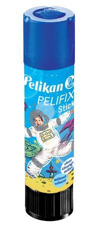 Poza cu LIPICI SOLID STICK PELIFIX FARA SOLVENT 10 GRAME IMPRIMAT CU MOTIVE SPACE