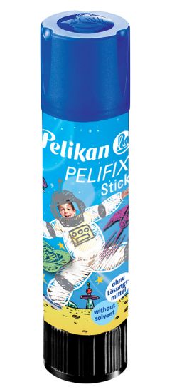 Poza cu LIPICI SOLID STICK PELIFIX FARA SOLVENT 10 GRAME IMPRIMAT CU MOTIVE SPACE