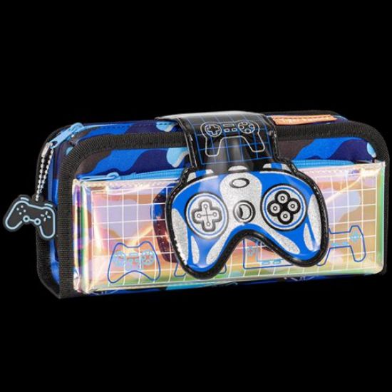Poza cu PENAR TIP ETUI FUN TIME 2 IN 1, MOTIV TOTAL GAMER