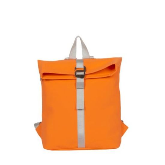 Poza cu RUCSAC NEW REBELS MART-LOS ANGELES ROLLTOP MINI, DIMENSIUNI 27/8/33 CM, CULOARE PORTOCALIU NEON