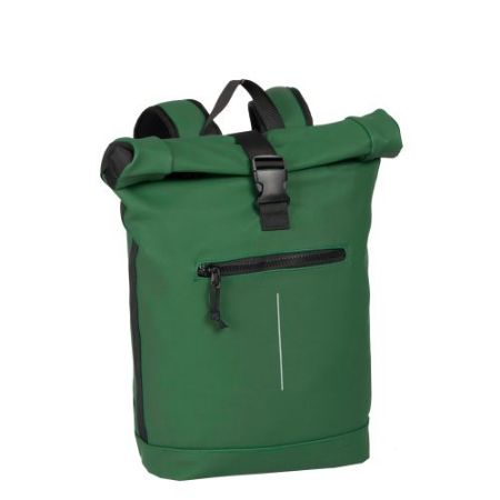 Poza cu RUCSAC NEW REBELS MART-NEW YORK ROLLTOP, DIMENSIUNI 30/12/43 CM, CULOARE VERDE INCHIS