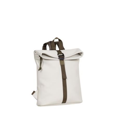 Poza cu RUCSAC NEW REBELS TIM-LOS ANGELES ROLLTOP MINI, DIMENSIUNI 27/8/33 CM, CULOARE BEJ/OLIVE