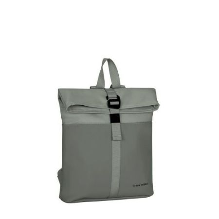 Poza cu RUCSAC NEW REBELS BRUCE-LOS ANGELES ROLLTOP, DIMENSIUNI 27/8/33 CM, CULOARE ANTRACIT