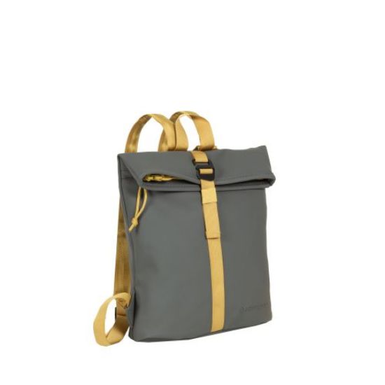 Poza cu RUCSAC NEW REBELS TIM-LOS ANGELES ROLLTOP MINI, DIMENSIUNI 27/8/33 CM, CULOARE ANTRACIT/OCRU