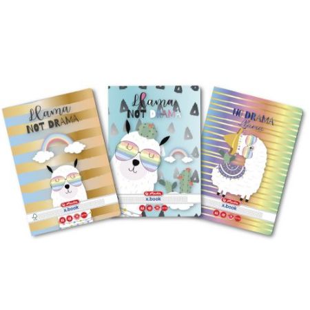 Afișează detalii pentru CAIET A5 48F PATRATELE LLAMA Poza cu CAIET A5 48F PATRATELE LLAMA