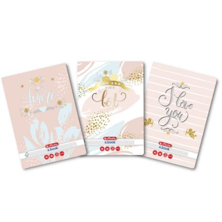 Poza cu CAIET A5 48 F PATRATELE MOTIV BE MINE