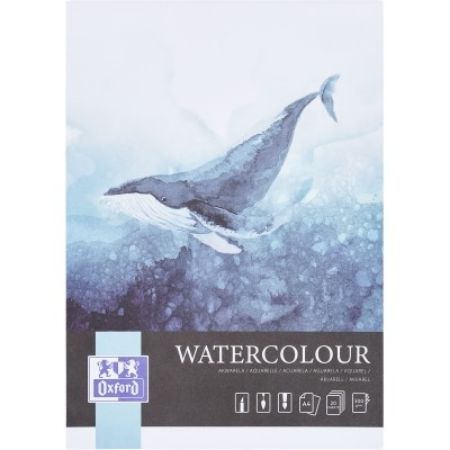 Afișează detalii pentru BLOC DESEN OXFORD WATERCOLOUR A4, 20 FILE, HARTIE 300 G/MP, LIPIT 4 LATURI, FSC® MIX70%, COLECTIA ARTISTIC Poza cu BLOC DESEN OXFORD WATERCOLOUR A4, 20 FILE, HARTIE 300 G/MP, LIPIT 4 LATURI, FSC® MIX70%, COLECTIA ARTISTIC