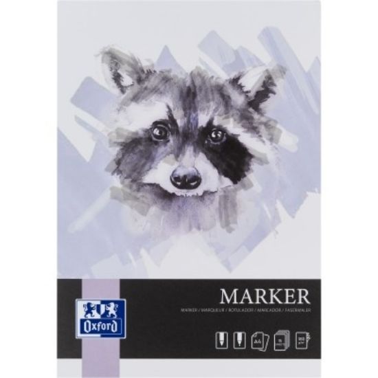 Poza cu BLOC DESEN OXFORD MARKER A4, 15 FILE, HARTIE 180 G/MP, FSCÂ® MIX70%, COLECTIA ARTISTIC
