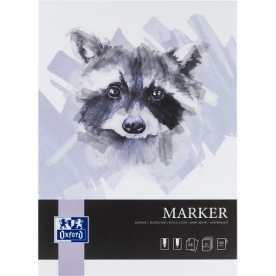 Poza cu BLOC DESEN OXFORD MARKER A3, 15 FILE, HARTIE 180 G/MP, FSCÂ® MIX70%, COLECTIA ARTISTIC