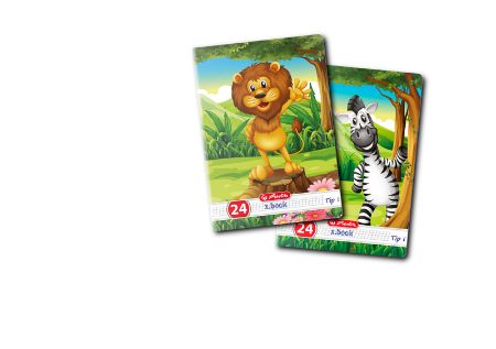 Poza cu CAIET TIP I A5 24 FILE  CUTE ANIMALS PREMIUM