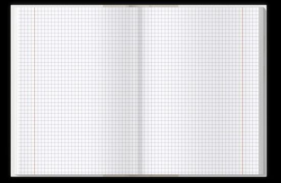 Poza cu CAIET OXFORD   ME, A5, 96 FILE, HARTIE OPTIK 90G/MP, COPERTA PLASTIFIATA RIGIDA SOFT TOUCH, MOTIVE DIVERSE, PATRATELE