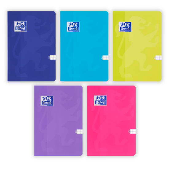 Poza cu CAIET OXFORD, A5, 48 FILE, HARTIE OPTIK 90G/MP, PEFC, PATRATELE, COLTURI ROTUNJITE, MOTIV CAMPUS
