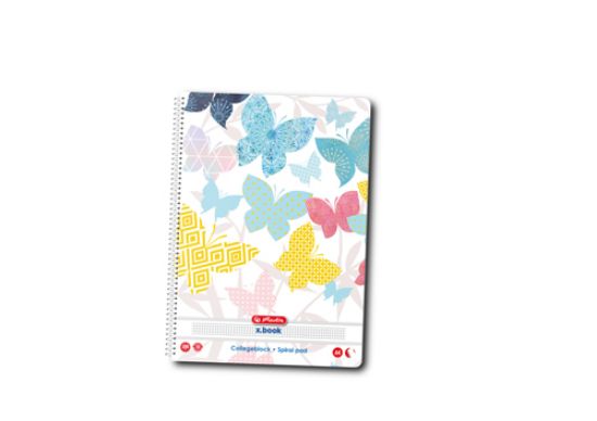 Poza cu CAIET A4 100 FILE CU SPIRALA PATRATELE MOTIV ENJOY LIFE - ECONOMIC