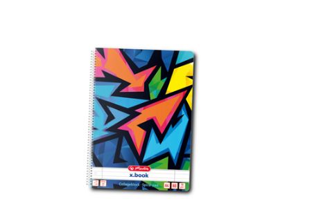 Poza cu CAIET A4 80F SPIRALA DICTANDO PERFORAT MOTIV NEON ART