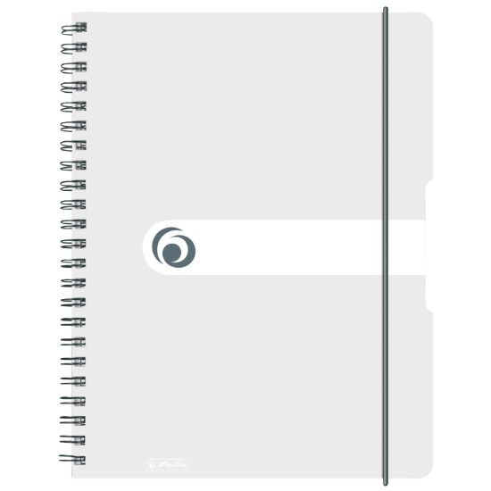 Poza cu CAIET A4 80F SPIRALA ELASTIC PERFORAT EOTG COPERTA PP TRANSPARENT