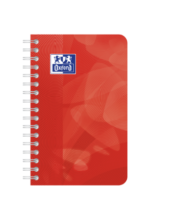 Poza cu CAIET OXFORD LAGOON, 9X14 90F, SPIRA DUBLA, COPERTA PP, PATRATELE, MIX CULORI