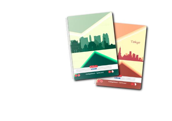 Poza cu CAIET A5 70 FILE CU SPIRALA PATRATELE - ECONOMIC