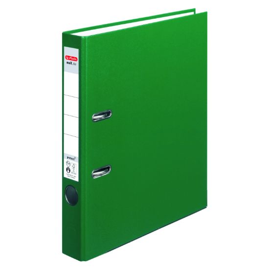 Poza cu BIBLIORAFT A4 5CM PP VERDE HERLITZ