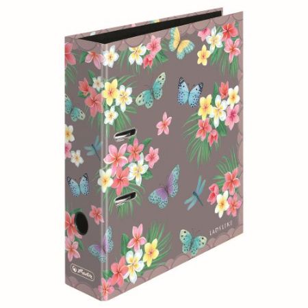 Poza cu BIBLIORAFT MAX.FILE A4 8 CM, MOTIV LADYLIKE BUTTERFLIES