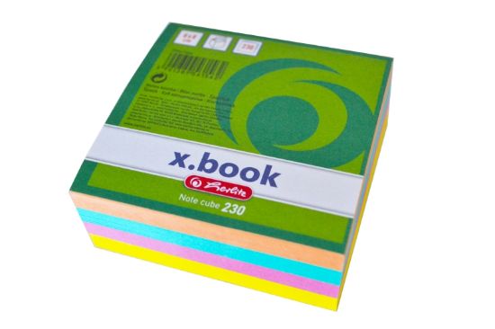 Poza cu BLOC NOTITE COLOR 8X8X3 CM 230 FILE