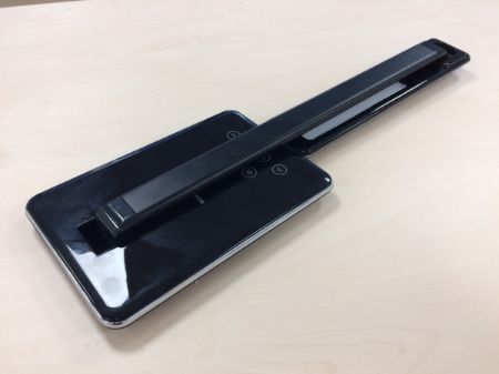 Poza cu LAMPA UNILUX LINKA LED, BUTON TOUCH, INTENSITATE LUMINOASA REGLABILA, PORT USB, CULOARE NEGRU