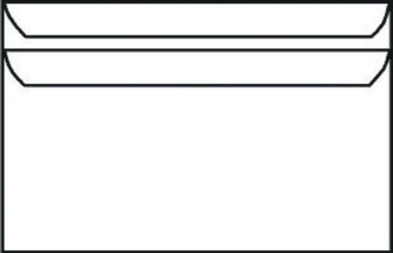 Poza cu PLIC C6 80G 114X162 MM GUMAT AUTOADEZIV CUTIE 1000 ALB