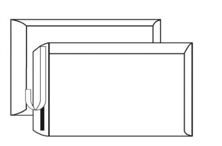 Poza cu PLIC C4 80G 229X324 MM SILICONIC PENTRU DOCUMENTE CUTIE 250 ALB