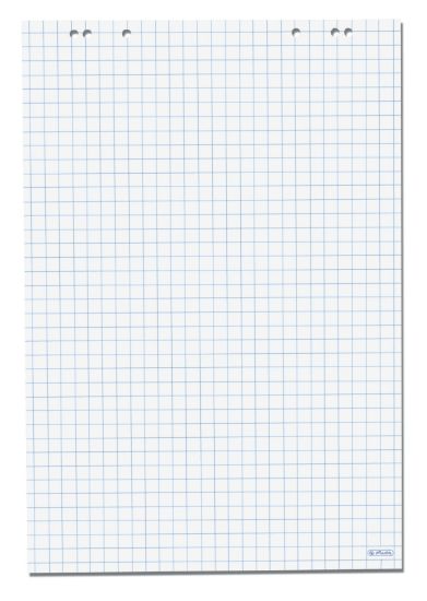Poza cu REZERVA FLIPCHART 68X99CM 20 COLI PATRATELE HERLITZ