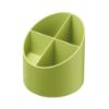 Poza cu SUPORT INSTRUMENTE DE SCRIS ROTUND 4 COMPARTIMENTE BLUE ANGEL VERDE GREENLINE