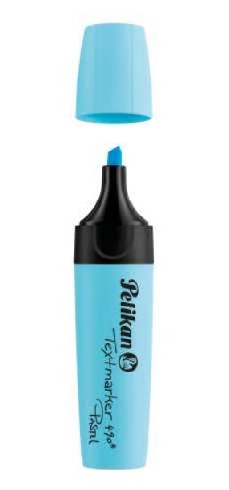 Poza cu TEXTMARKER 490 ALBASTRU PASTEL VRAC