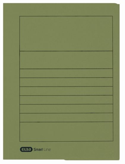 Poza cu DOSAR PLIC ELBA SMART A4, CARTON MANILA 250G/MP, BLUE ANGEL, CAPACITATE 150 FILE, CULOARE VERDE