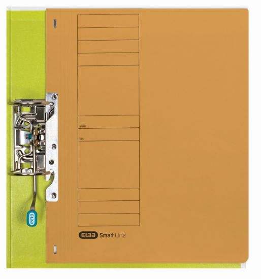 Poza cu DOSAR INCOPCIAT ELBA SMART A4 1/1, CARTON MANILA 250G/MP, BLUE ANGEL, CAPACITATE 200 FILE, CULOARE GALBEN