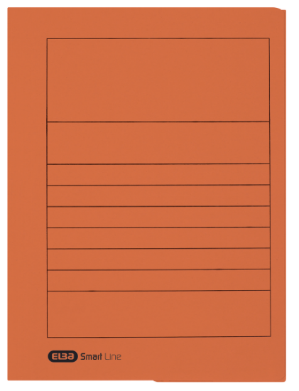 Poza cu DOSAR PLIC ELBA SMART A4, CARTON MANILA 250G/MP, BLUE ANGEL, CAPACITATE 150 FILE, CULOARE PORTOCALIU
