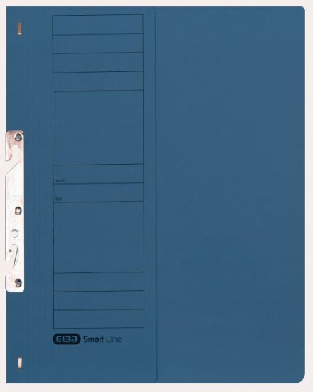 Poza cu DOSAR INCOPCIAT ELBA SMART A4 1/2, CARTON MANILA 250G/MP, BLUE ANGEL, CAPACITATE 200 FILE, CULOARE ALBASTRU