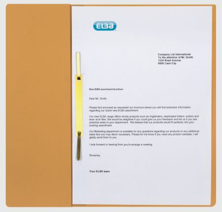 Afișează detalii pentru DOSAR INCOPCIAT ELBA SMART A4 1/2, CARTON MANILA 250G/MP, BLUE ANGEL, CAPACITATE 200 FILE, CULOARE GALBEN Poza cu DOSAR INCOPCIAT ELBA SMART A4 1/2, CARTON MANILA 250G/MP, BLUE ANGEL, CAPACITATE 200 FILE, CULOARE GALBEN