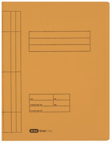 Poza cu DOSAR SINA ELBA SMART A4, CARTON MANILA 250G/MP, BLUE ANGEL, CAPACITATE 200 FILE, CULOARE GALBEN