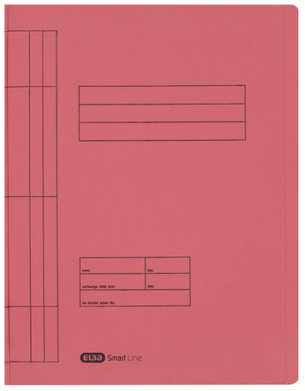 Poza cu DOSAR SINA ELBA SMART A4, CARTON MANILA 250G/MP, BLUE ANGEL, CAPACITATE 200 FILE, CULOARE ROSU