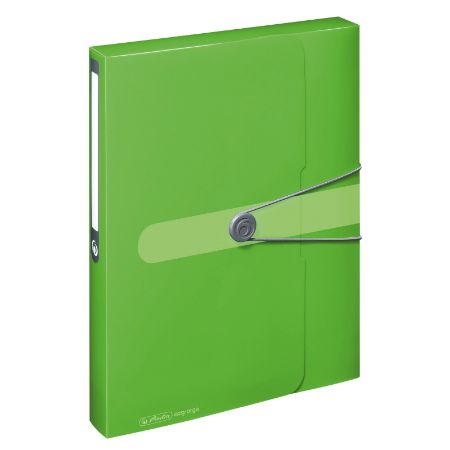 Poza cu MAPA PP A4 40MM EOTG INCHIDERE BUTON CU ELASTIC, VERDE OPAC