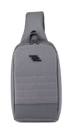 Poza cu RUCSAC BAGZ SLING STRIPES, DIMENSIUNE 29 X 17 X 8 CM, GRI/NEGRU