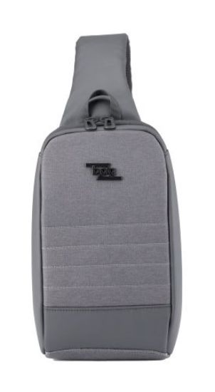 Poza cu RUCSAC BAGZ SLING STRIPES, DIMENSIUNE 29 X 17 X 8 CM, GRI/NEGRU